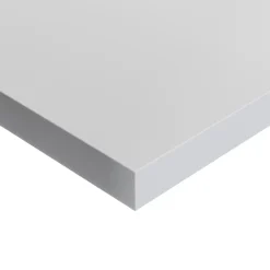 GoodHome Plan de toilette L.100 x l.45 x ép.18 cm blanc mat Kentia