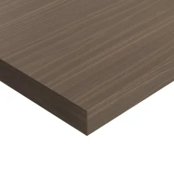 GoodHome Plan de toilette L.60 x l.45 x ép.18 cm effet noyer Kentia