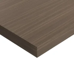 GoodHome Plan de toilette L.80 x l.45 x ép.18 cm effet noyer Kentia