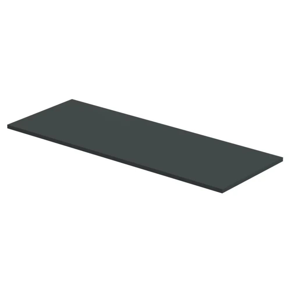 Plan De Travail Buanderie|Plan De Travail Salle De Bains|GoodHome Plan de toilette L.120 x l.45 x ép.18 cm vert forêt mat Kentia