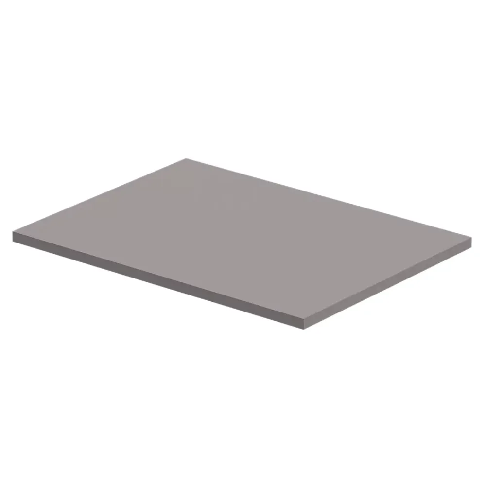 GoodHome Plan de toilette L.60 x l.45 x ép.1,8 cm, beige cachemire, Kentia
