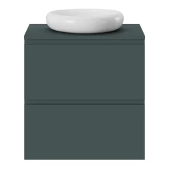Plan De Travail Buanderie|Plan De Travail Salle De Bains|GoodHome Plan de toilette L.60 x l.45 x ép.1,8 cm, vert forêt, Kentia
