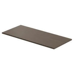 GoodHome Plan de toilette L.100 x l.45 x ép.18 cm effet noyer Kentia