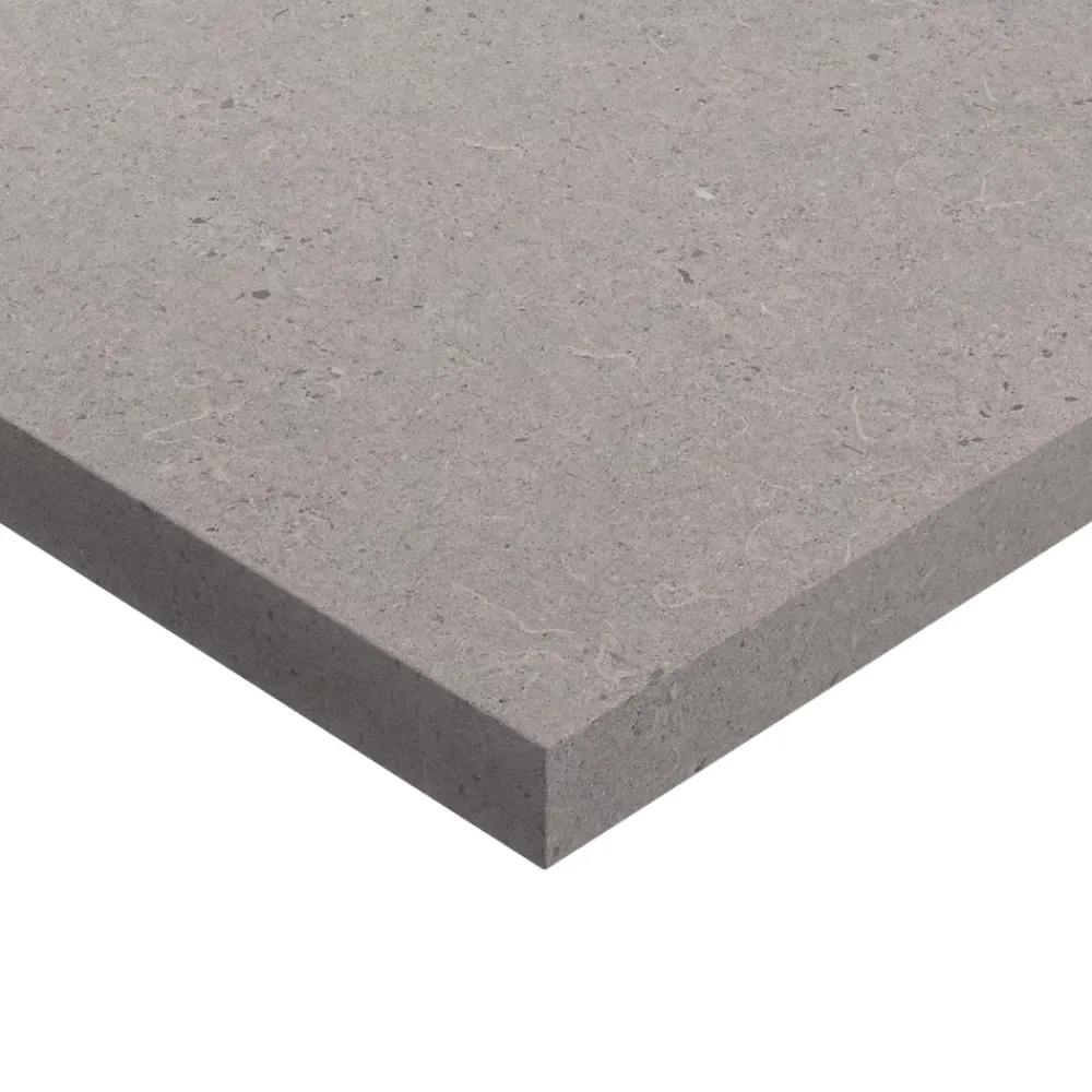 Plan De Travail Buanderie|Plan De Travail Salle De Bains|GoodHome Plan de toilette L.120 x l.45 x ép.2 cm effet granite gris Cadélia