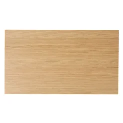GoodHome Plan de toilette placage chêne L.80 x l.45 x ép.1,8 cm Avela