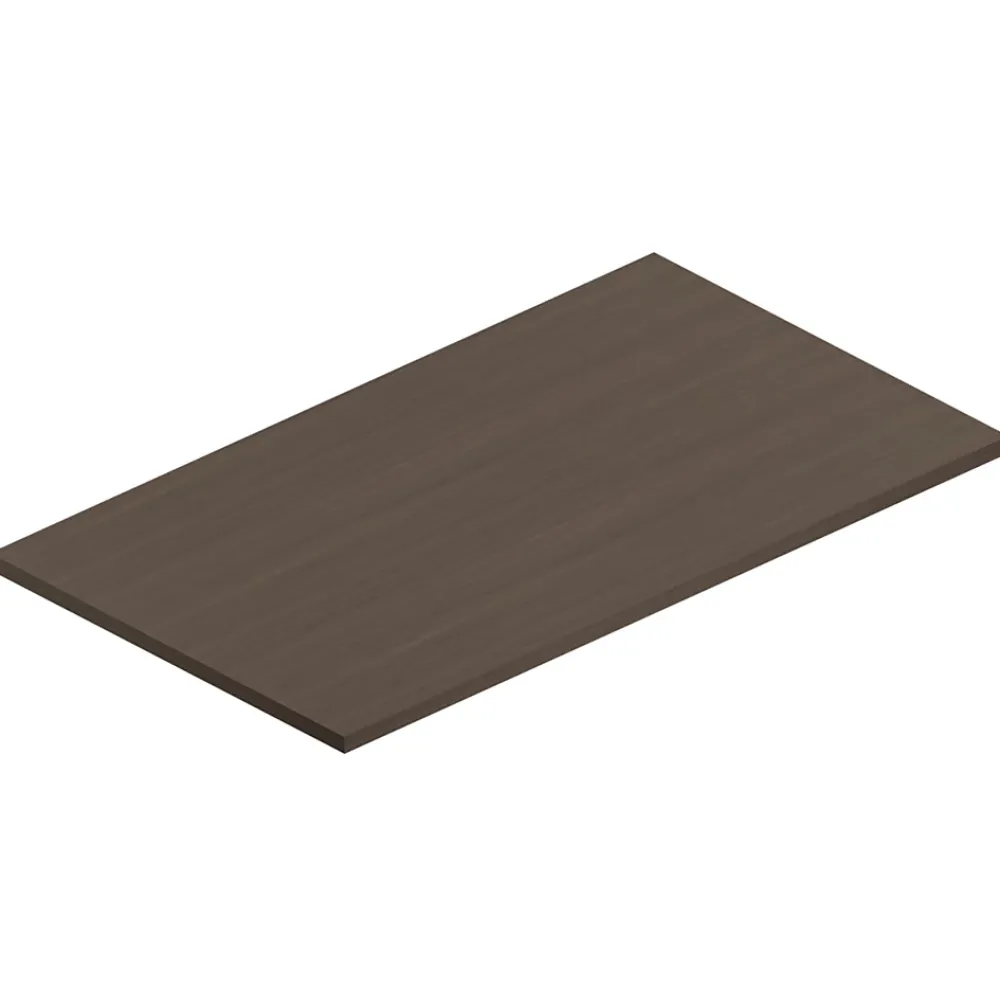 Ipiemme SRL Plan de toilette plaqué noyer L.90x l.51,5 x ép.2 cm, Pura+