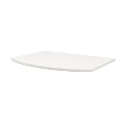 Plan De Travail Buanderie|Plan De Travail Salle De Bains| Plan de toilette pour vasque à poser Vague blanc mat 69,4 cm