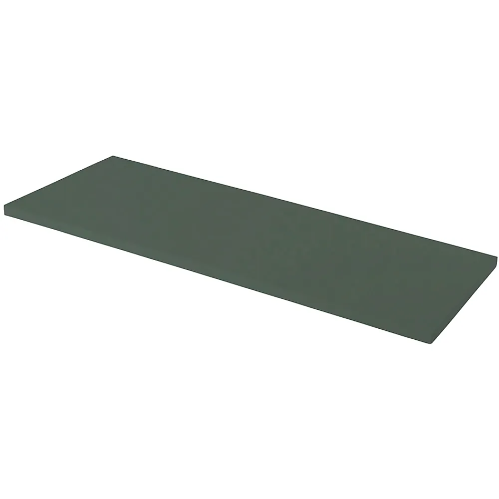 GoodHome Plan de toilette vert mat L.120,4 x l.45,2 x ép.2,8 cm, Perma
