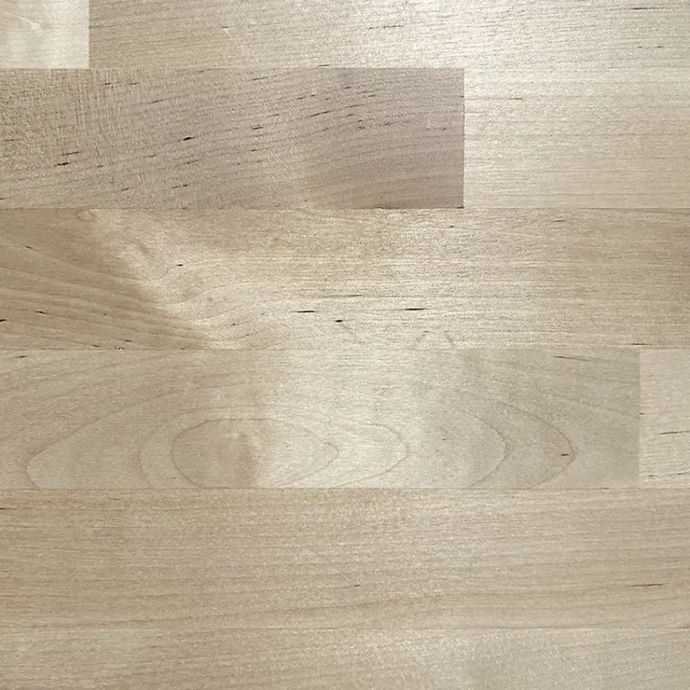 Wood&Sens Plan de travail bouleau, L.2,5 m x l.65 cm, Ep.3,6 cm