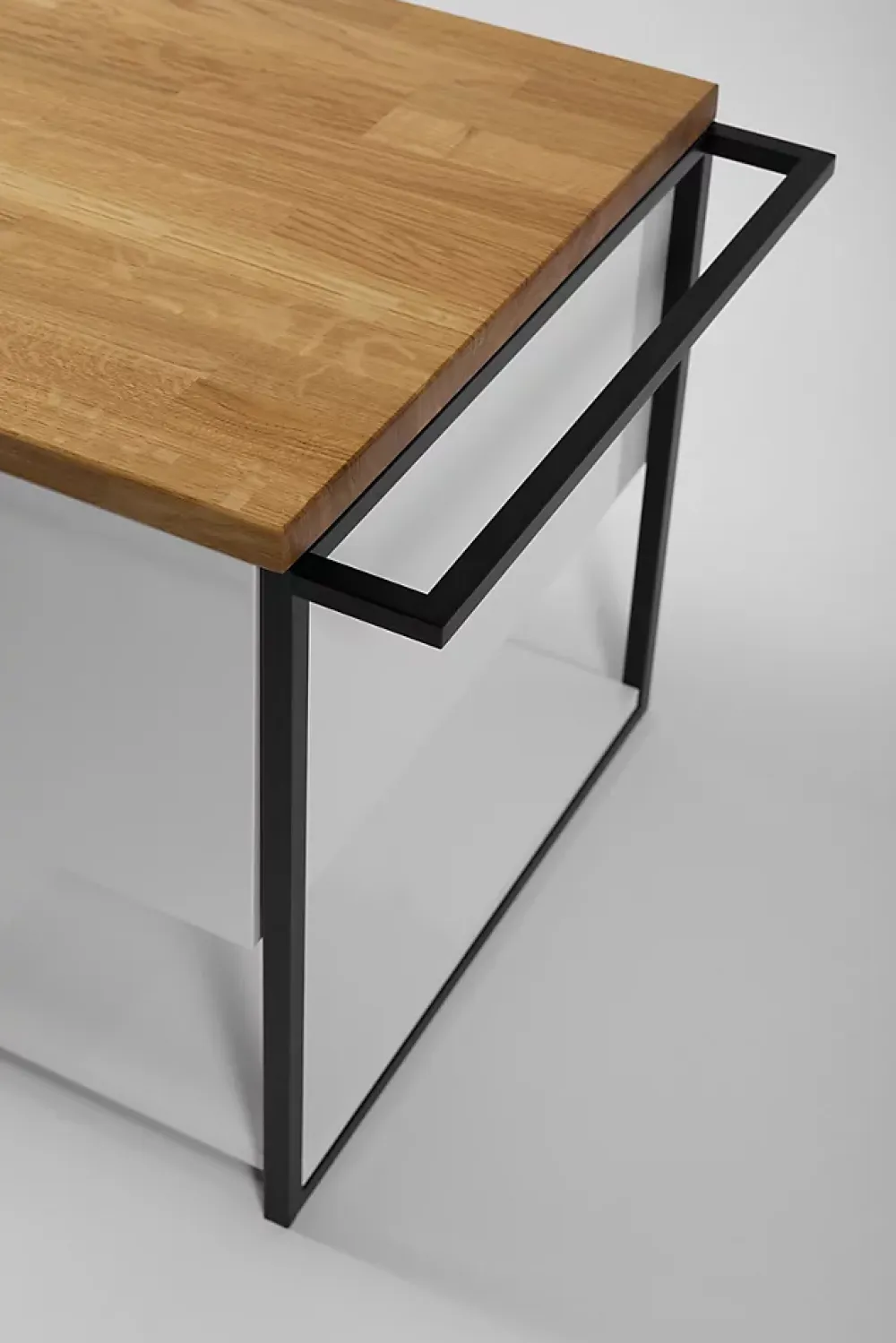 Furnidea Plan de travail en bois chêne massif naturel 60 cm pour meuble de salle de bain