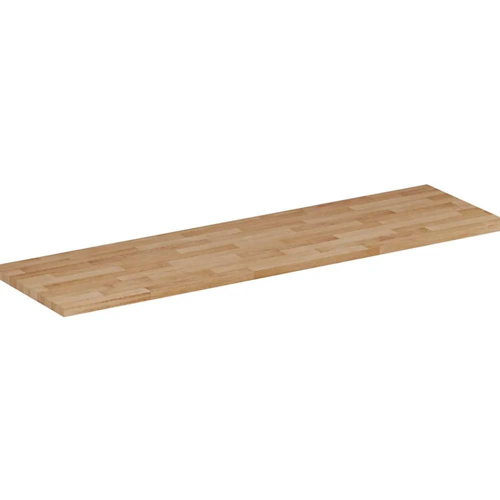 Furnidea Plan de travail en bois chêne massif naturel 160 cm pour meuble de salle de bain