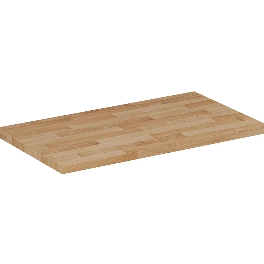 Plan De Travail Salle De Bains|Furnidea Plan de travail en bois chêne massif naturel 80 cm pour meuble de salle de bain