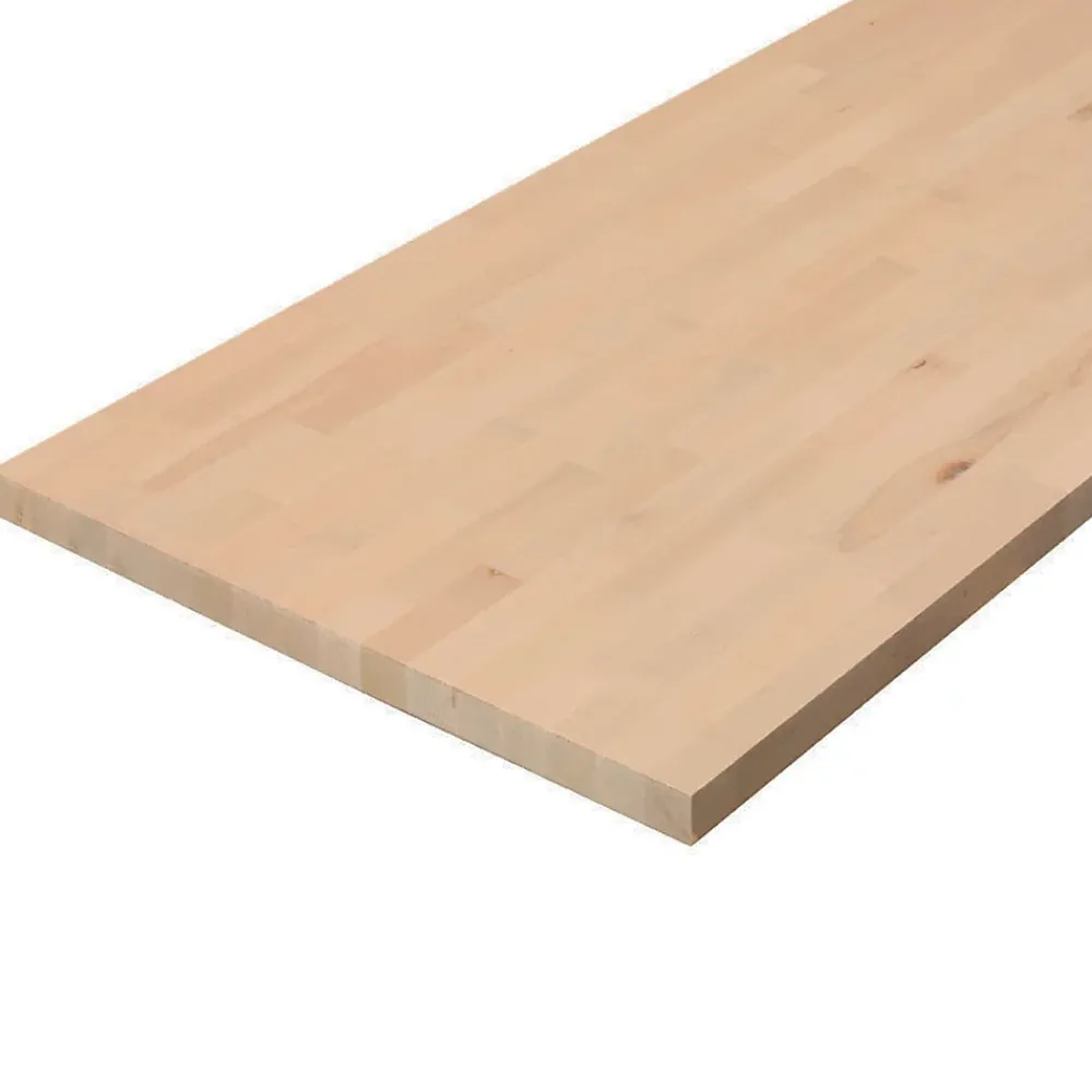 Forestea Plan de travail hêtre massif lamellé collé abouté 2000 x 650 x 38 mm