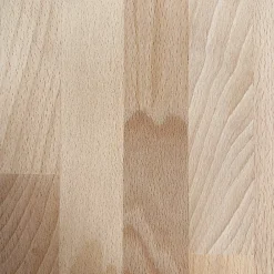 Wood&Sens Plan de travail Hêtre massif bord naturel L.250 x l.65 cm, Ep.36 mm