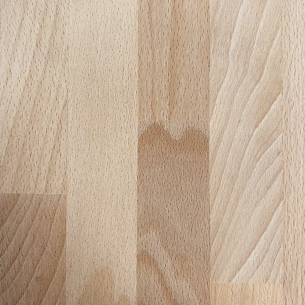 Wood&Sens Plan de travail Hêtre massif bord naturel L.250 x l.65 cm, Ep.36 mm