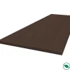 Forestea Plan de travail ilot central stratifié HPL chêne brun 1600 x 900 x 38 mm