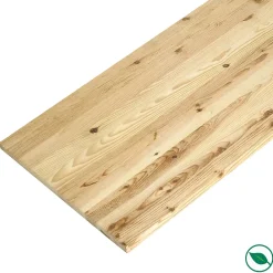 Forestea Plan de travail pin pour etabli maritime massif lamellé collé abouté 2000X650X36 mm
