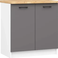 Plan De Travail Buanderie|Akord Furniture Factory Plan de travail pour la cuisine basse AKORD S80 OLIWIA Chêne Craft 80 cm couleur Chêne Craft 80x60x3,2 cm