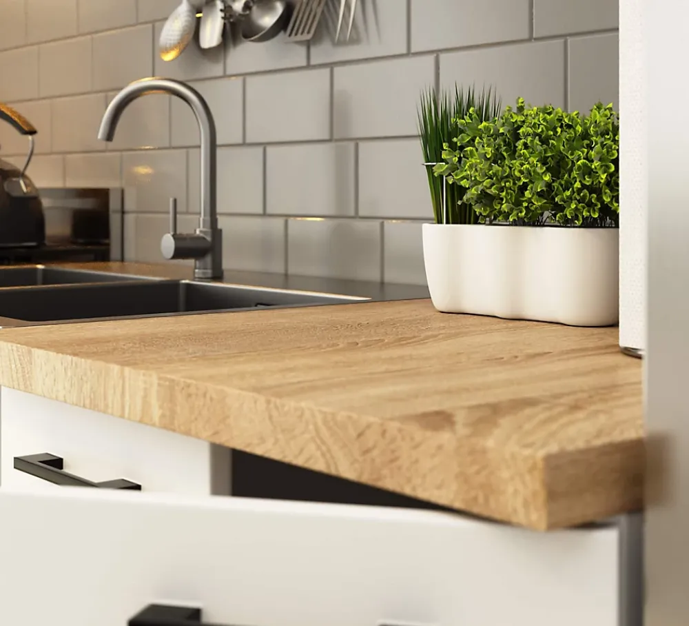 Akord Furniture Factory Plan de travail pour la cuisine AKORD S80 OLIWIA Chêne Sonoma 80 cm 80x60x3,2 cm