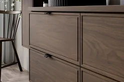 Furnidea Plan de travail pour meuble de salle de bain TERRA VILLA coloris noyer foncé 60 cm