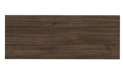 Furnidea Plan de travail pour meuble de salle de bain TERRA VILLA coloris noyer foncé 120 cm