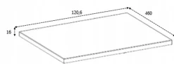 Plan De Travail Salle De Bains|Furnidea Plan de travail pour meuble de salle de bain VENA FLOW cachemire mat 120 cm