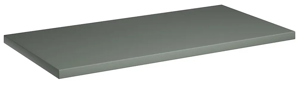 Plan De Travail Salle De Bains|Furnidea Plan de travail pour meuble de salle de bain LINE REED GREEN vert SAUGE 80 CM