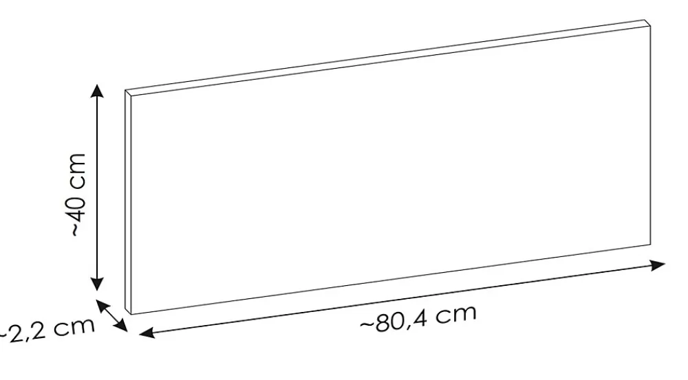 Plan De Travail Salle De Bains|Furnidea Plan de travail pour meuble de salle de bain LINE REED GREEN vert SAUGE 80 CM