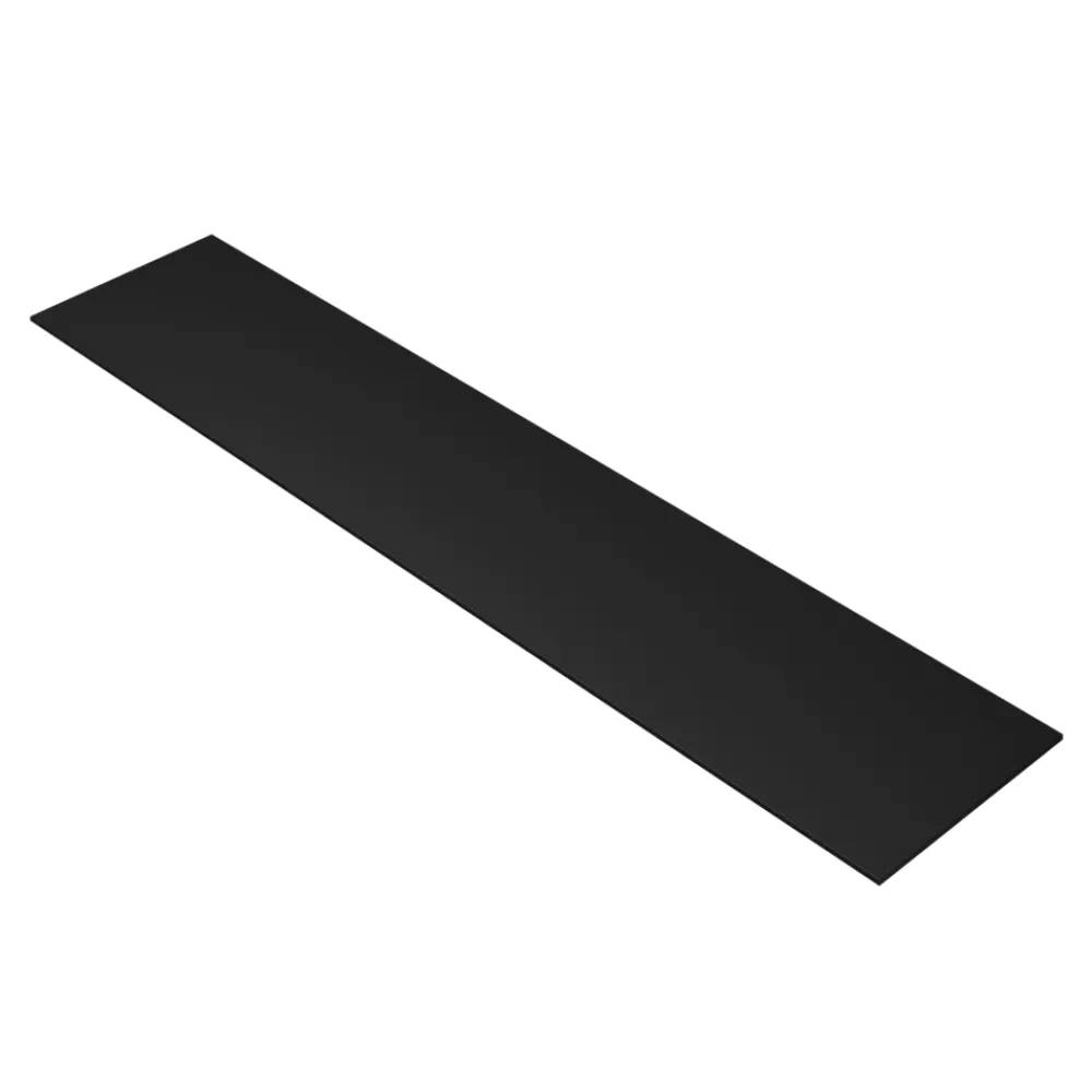 Plan De Travail Buanderie|GoodHome Plan de travail réversible compact 1 face aspect marbre noir / 1 face noir mat Nepeta L.300 x l.62 x Ép.1,2 cm