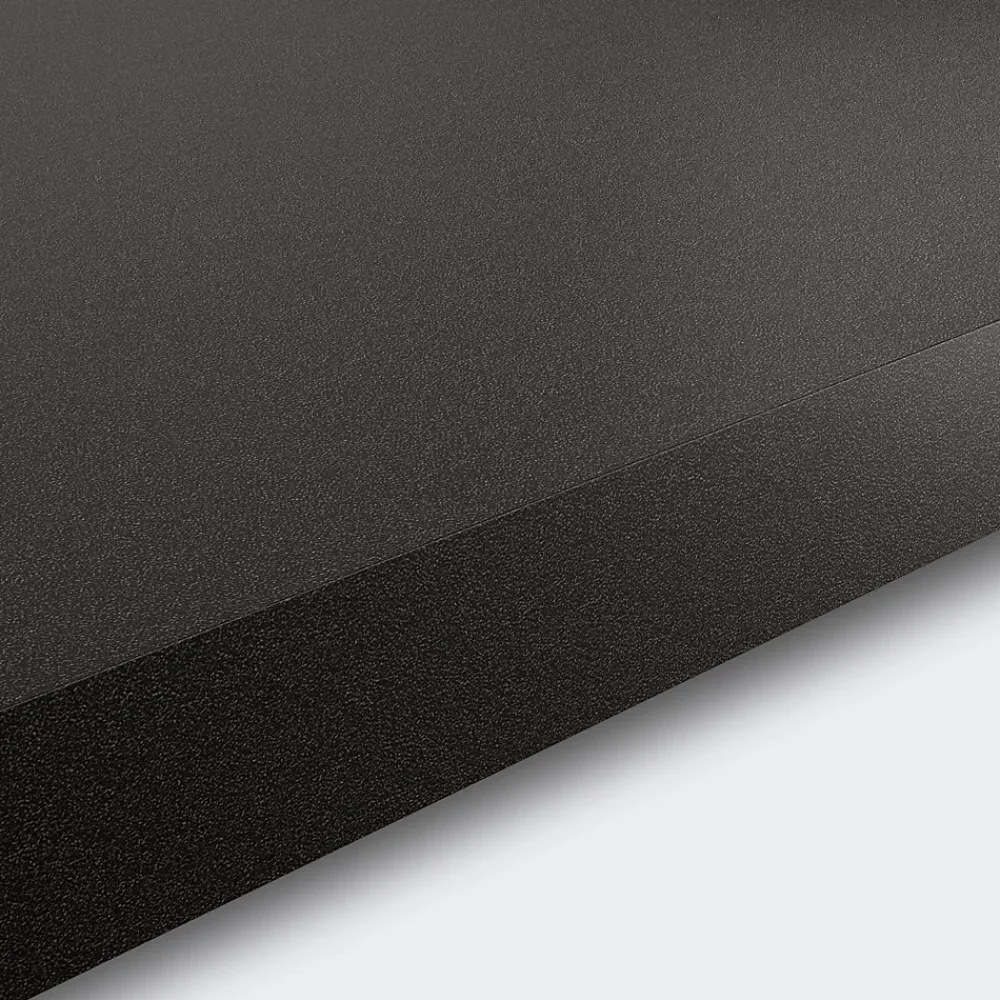 GoodHome Plan de travail stratifié anthracite mat Berberis L.300 x l.62 x Ép.3,8 cm