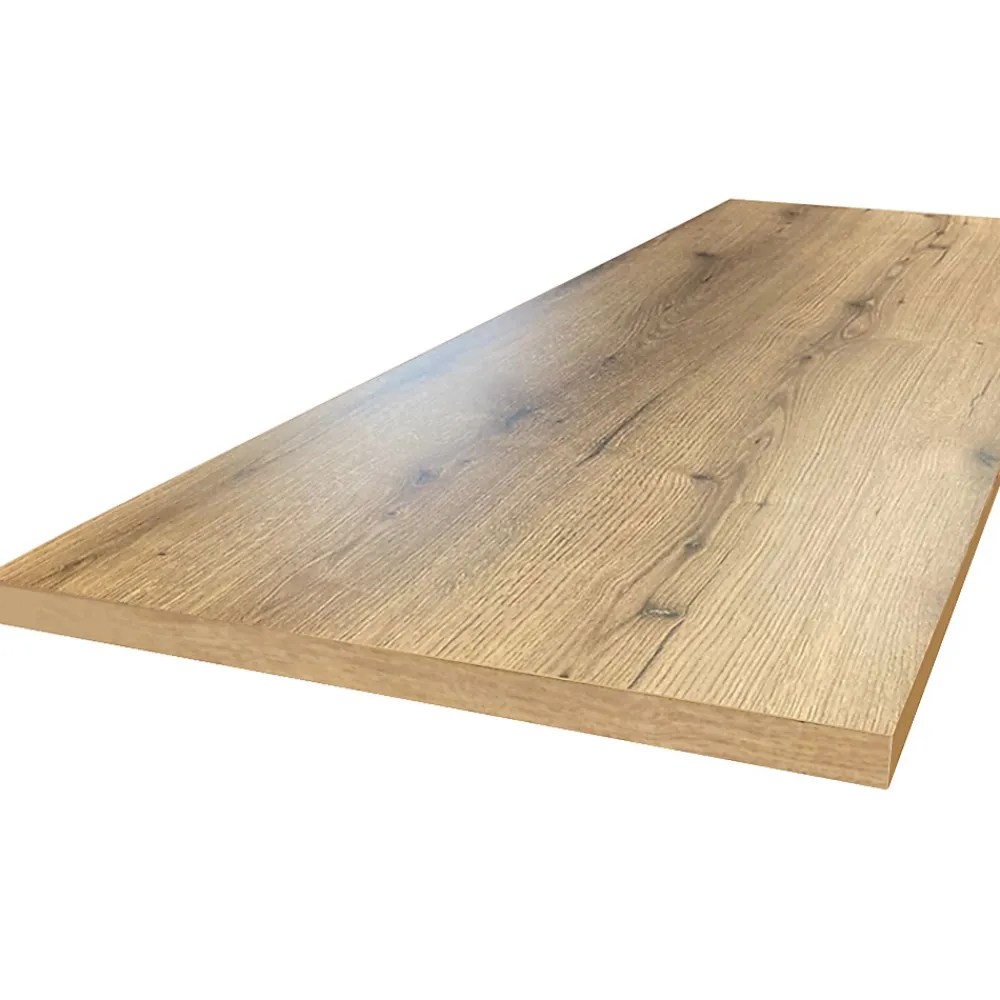 Forestea Plan de travail stratifié HPL chêne 3000 x 650 x 38 mm