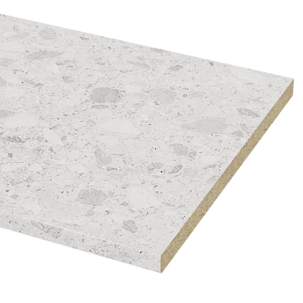 GoodHome Plan de travail stratifié ceppo gris Berberis L.300 x l.62 x Ép.3,8 cm