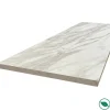 Forestea Plan de travail stratifié HPL marbre gris 2000 x 650 x 38 mm