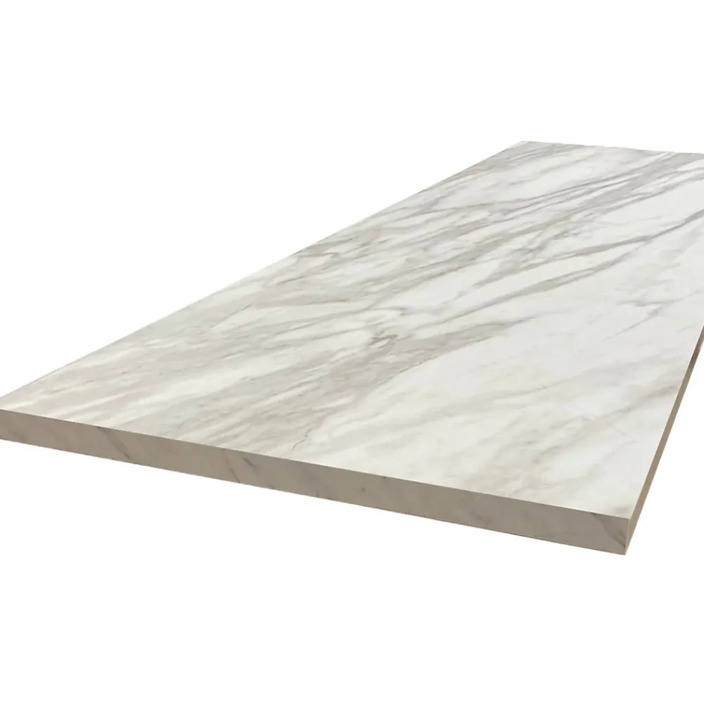 Forestea Plan de travail stratifié HPL marbre gris 2000 x 650 x 38 mm