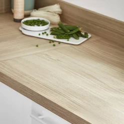 GoodHome Plan de travail stratifié aspect bois clair Kala L.300 x l.62 x Ép.3,8 cm