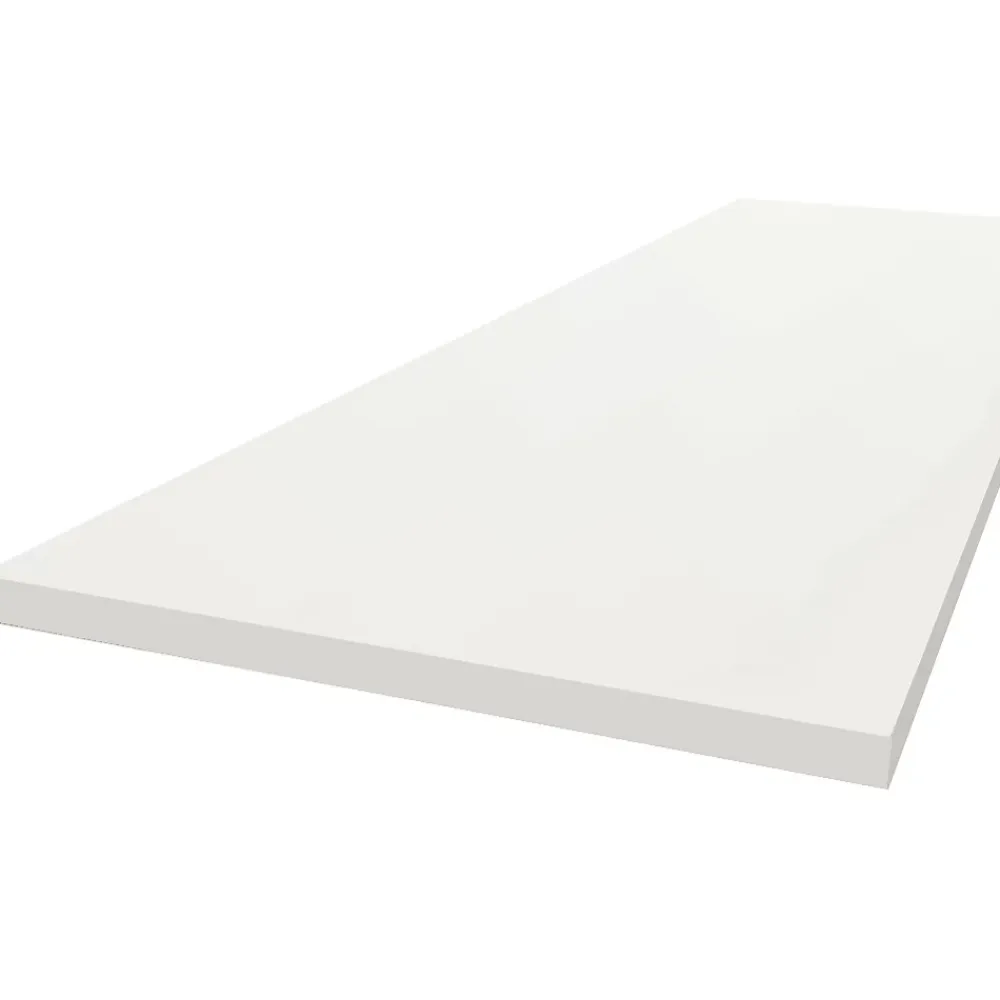 Forestea Plan de travail stratifié HPL blanc 2000 x 650 x 38 mm