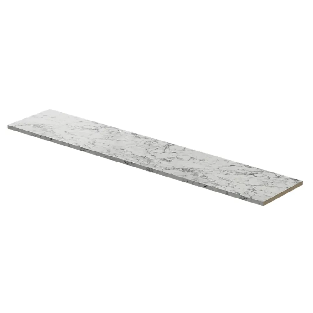 Plan De Travail Buanderie|GoodHome Plan de travail stratifié aspect quartzite Berberis L.300 x Ép.3,8 cm