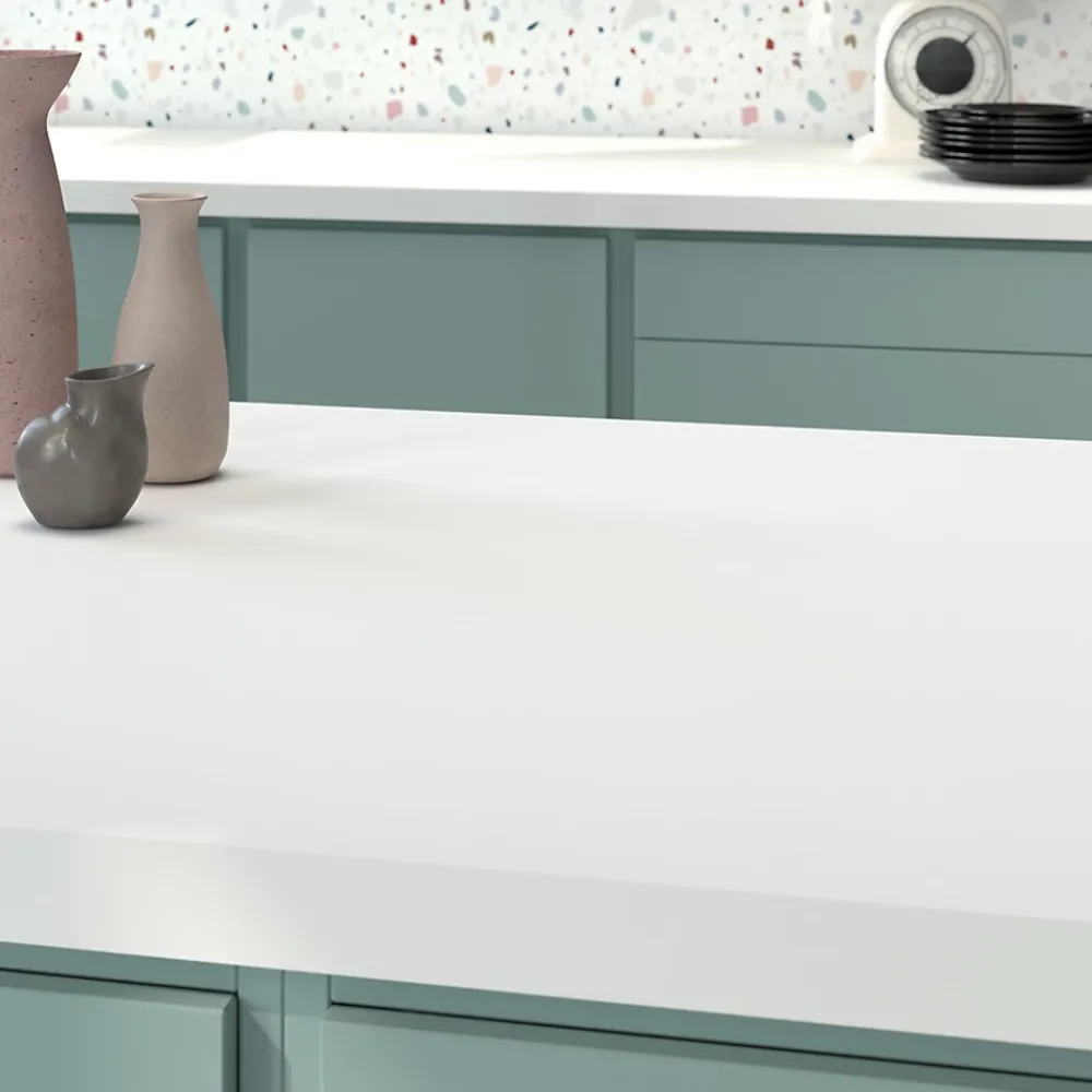 Forestea Plan de travail stratifié Blanc 1800 x 600 EP 28 mm