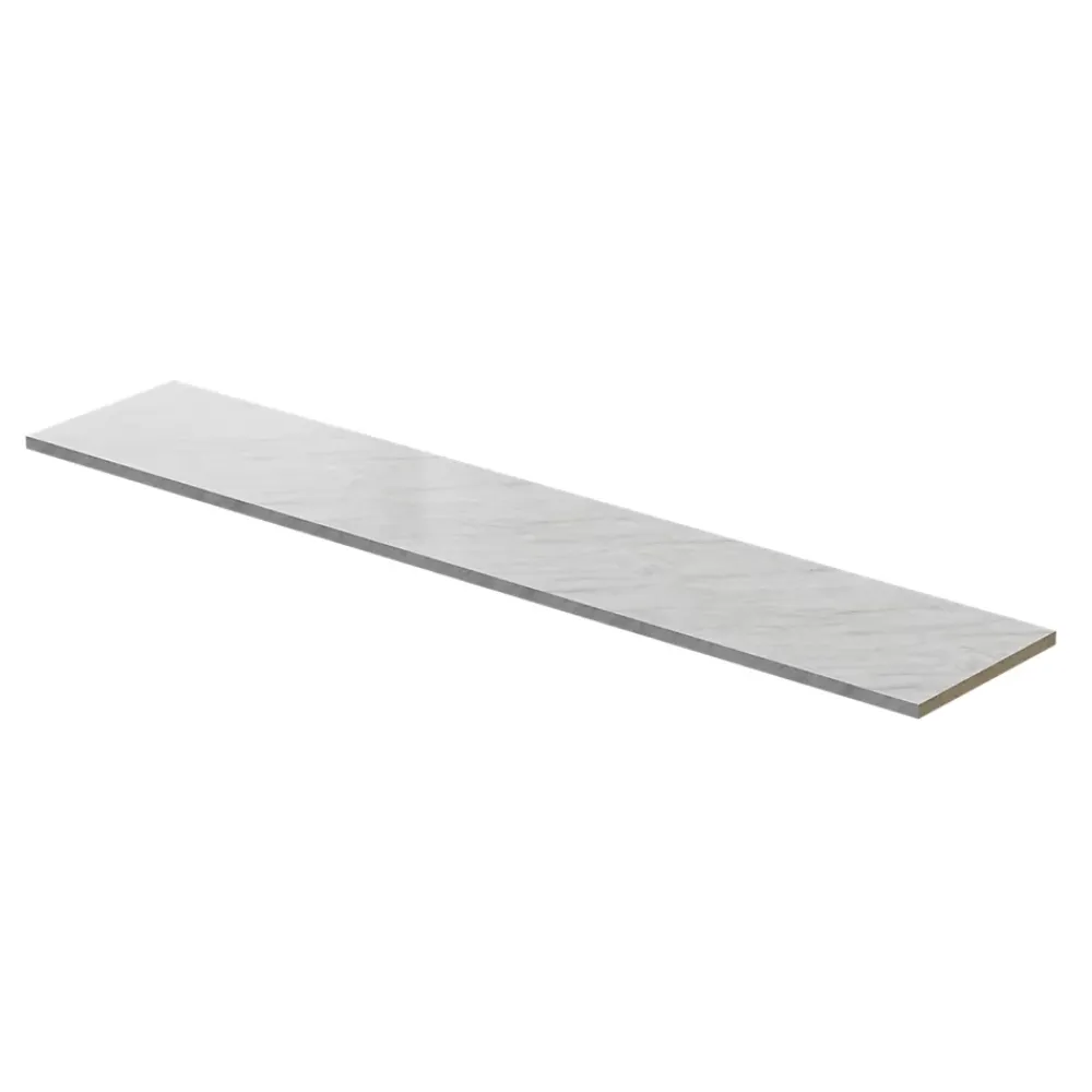 GoodHome Plan de travail stratifié effet soft quartz Kala L.300 x Ép.3,8 cm