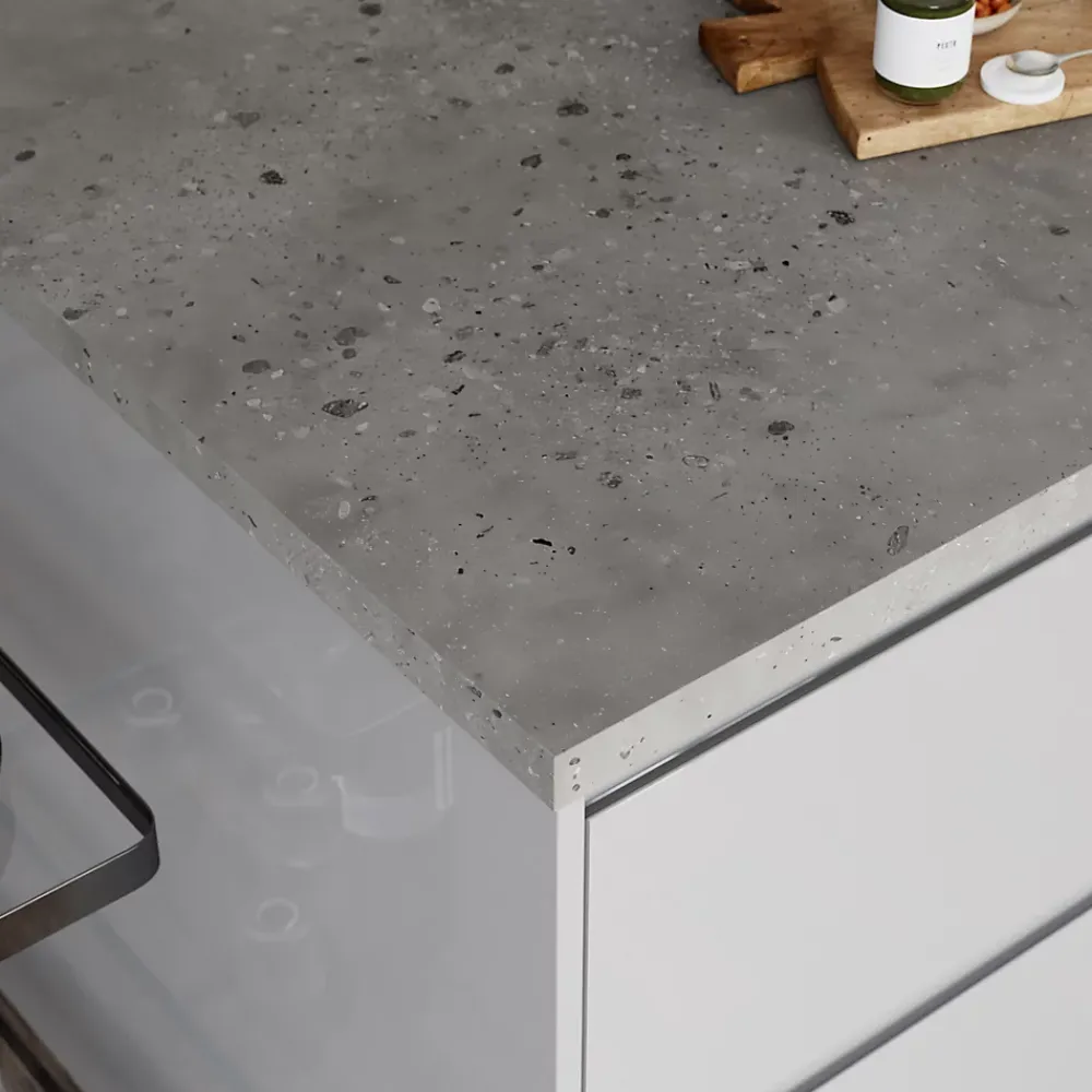 Plan De Travail Buanderie|GoodHome Plan de travail stratifié décor fusion granit Berberis L.300 x Ép.3,8 cm