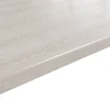 GoodHome Plan de travail stratifié aspect bois blanc Kabsa L.300 x l.62 x Ép.3,8 cm