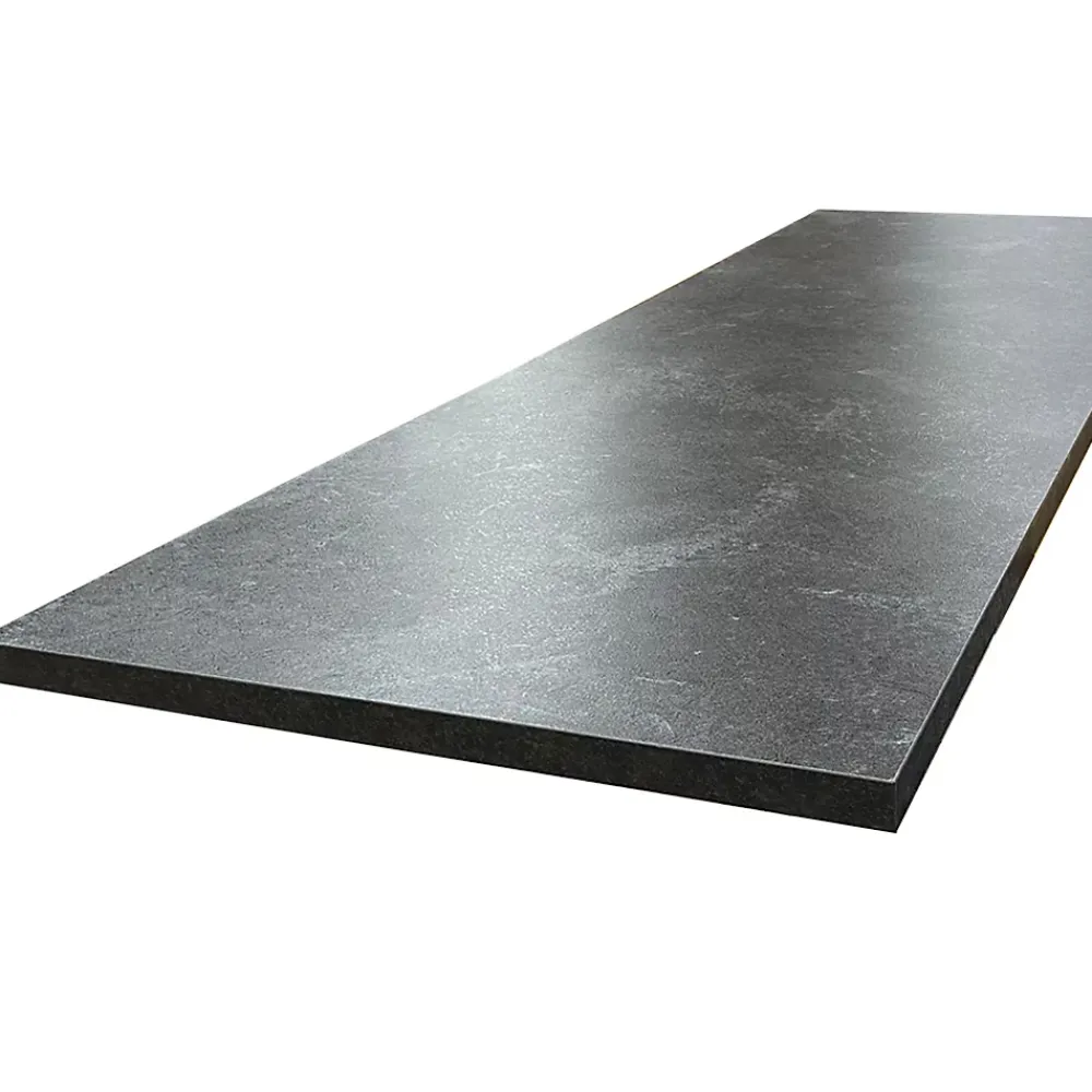 Forestea Plan de travail stratifié HPL ardoise 3000 x 650 x 38 mm