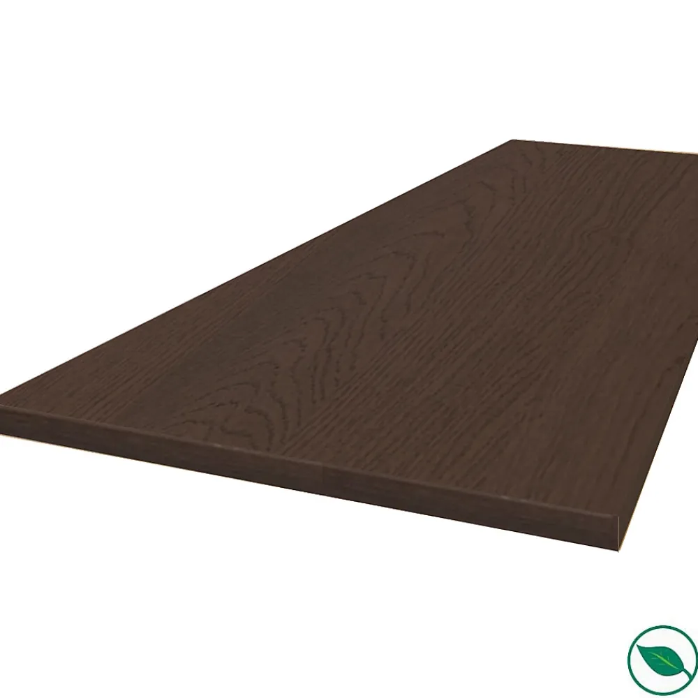Plan De Travail Buanderie|Forestea Plan de travail stratifié HPL chêne brun 3000 x 650 x 38 mm