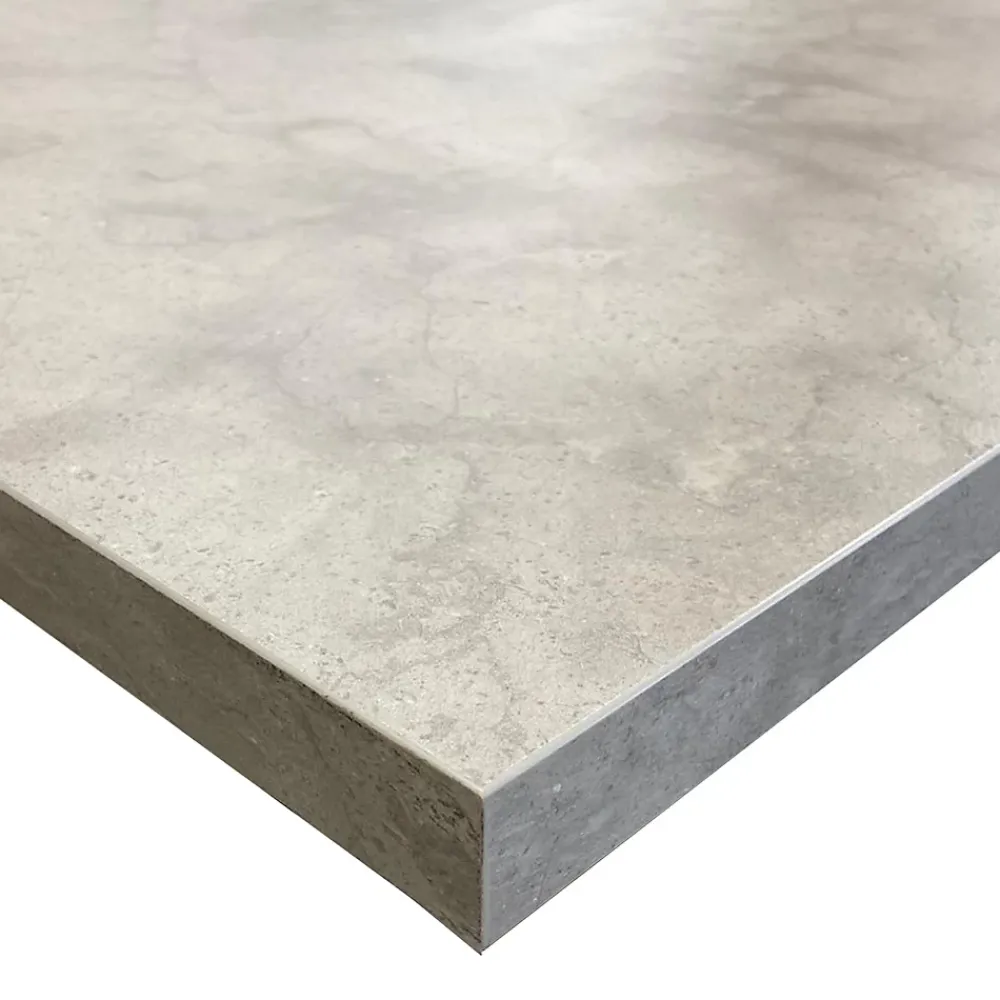 Forestea Plan de travail stratifié HPL pierre naturelle 2000 x 650 x 38 mm