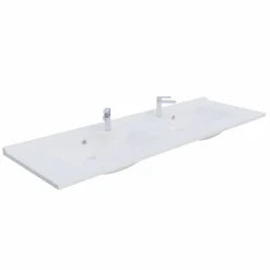 Plan Double Vasque|Cuisibane Plan double vasque design 140 cm RESILOGE