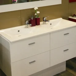 Plan Double Vasque|Cuisibane Plan double vasque design 140 cm RESILOGE