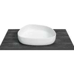 Plan De Travail Salle De Bains|Naturel Plan Stilla 120x2,5x46 cm noir (STILLAF12021)