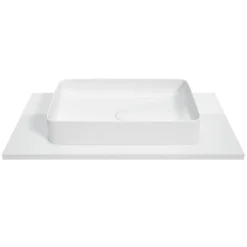 Plan De Travail Salle De Bains|Naturel Plan Stilla 120x2,5x46 cm blanc (STILLAF12023)