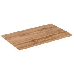 Plan Double Vasque|Meublorama Plan pour meuble sous vasque NOXERA 80 cm Coloris chene wotan À poser