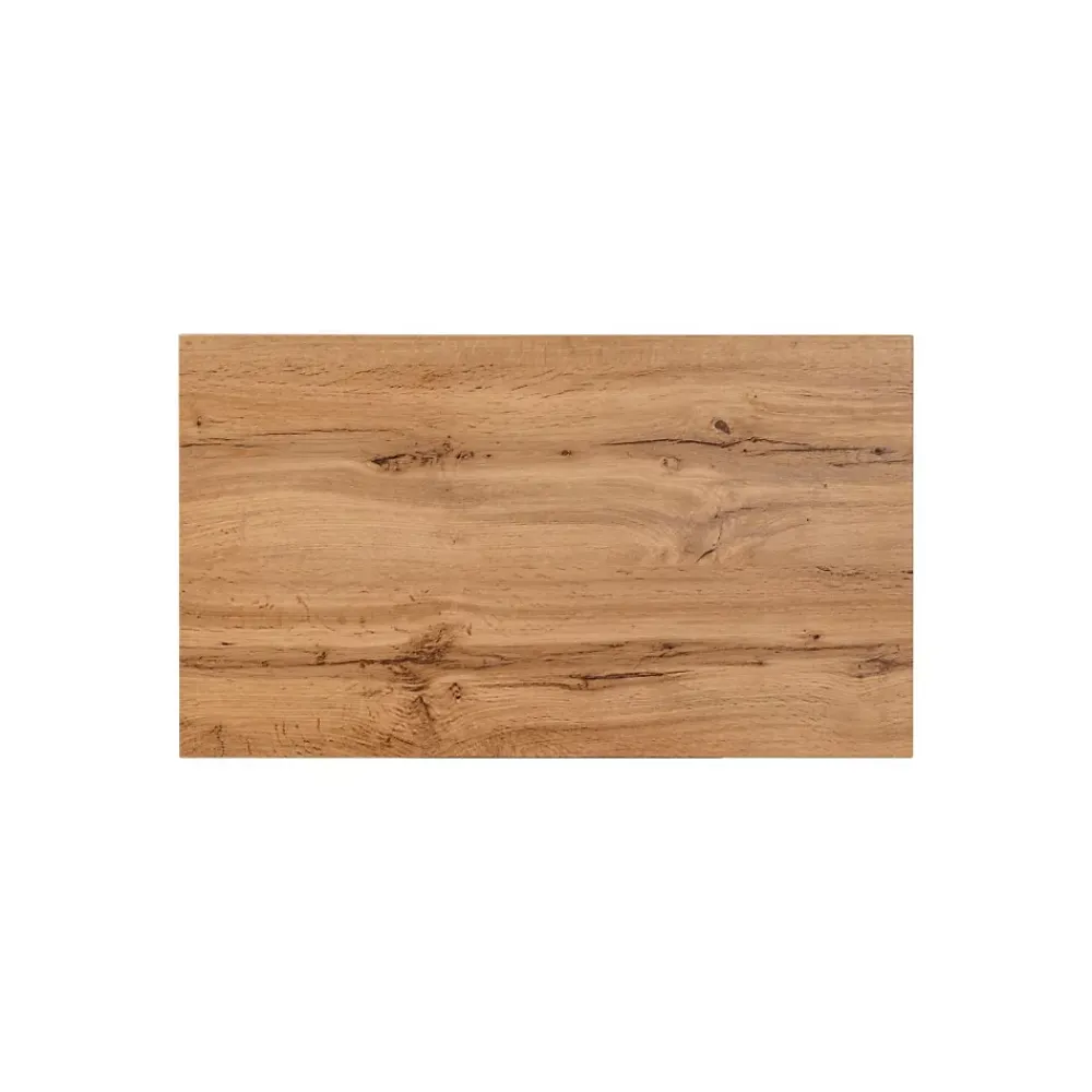 Plan Double Vasque|Meublorama Plan pour meuble sous vasque NOXERA 80 cm Coloris chene wotan À poser